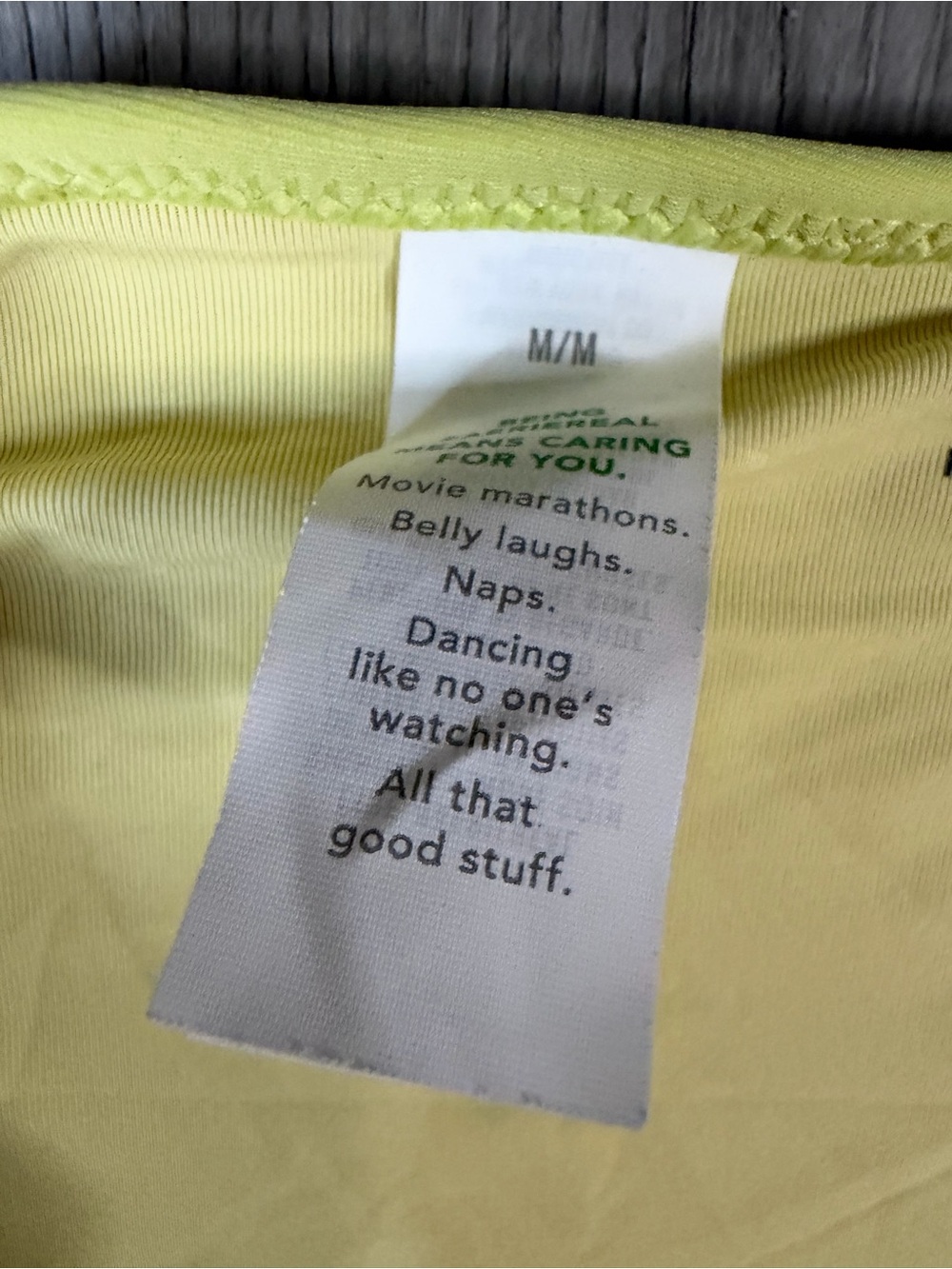 Aerie light lime green tie side Solid Bikini Swim Bottom Regular Size M nwot - Picture 3 of 5